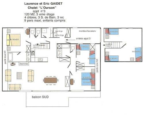 Plan appartement Ourson 3
