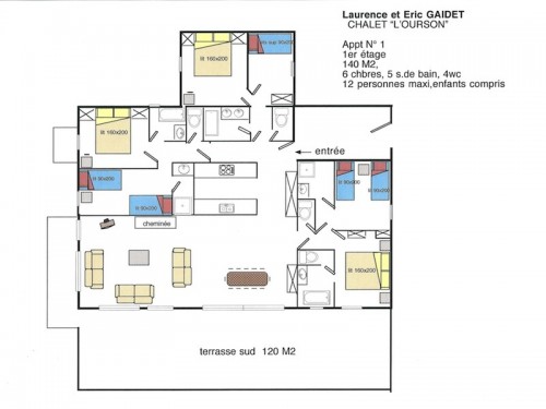 Plan appartement Ourson 1