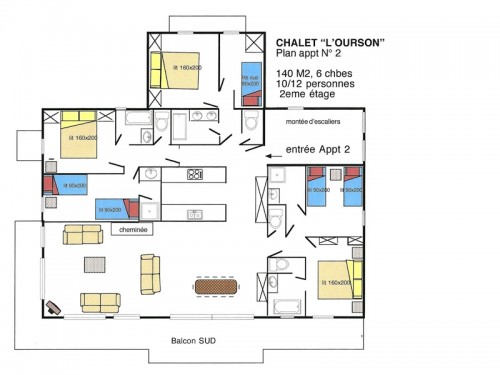 Plan appartement Ourson 2